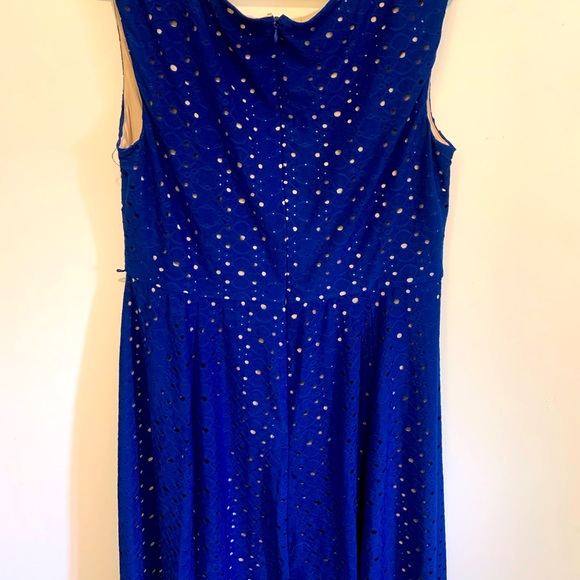 Cute bright blue dress - Picture 4 of 4